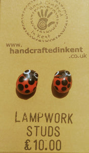 Lampwork Ladybird 1