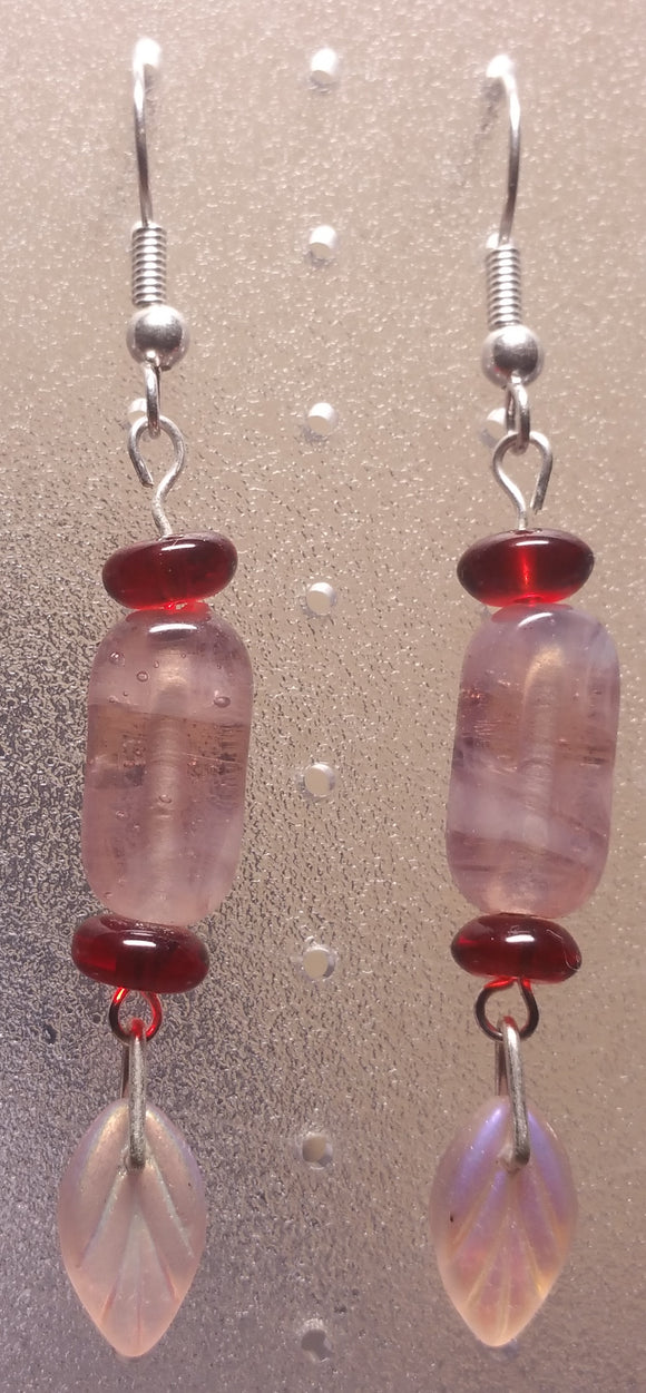Pink Lozenge earrings