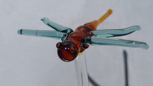 Teal Dragonfly Swizzle Stick