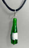 Lampwork Wine Bottle Pendant